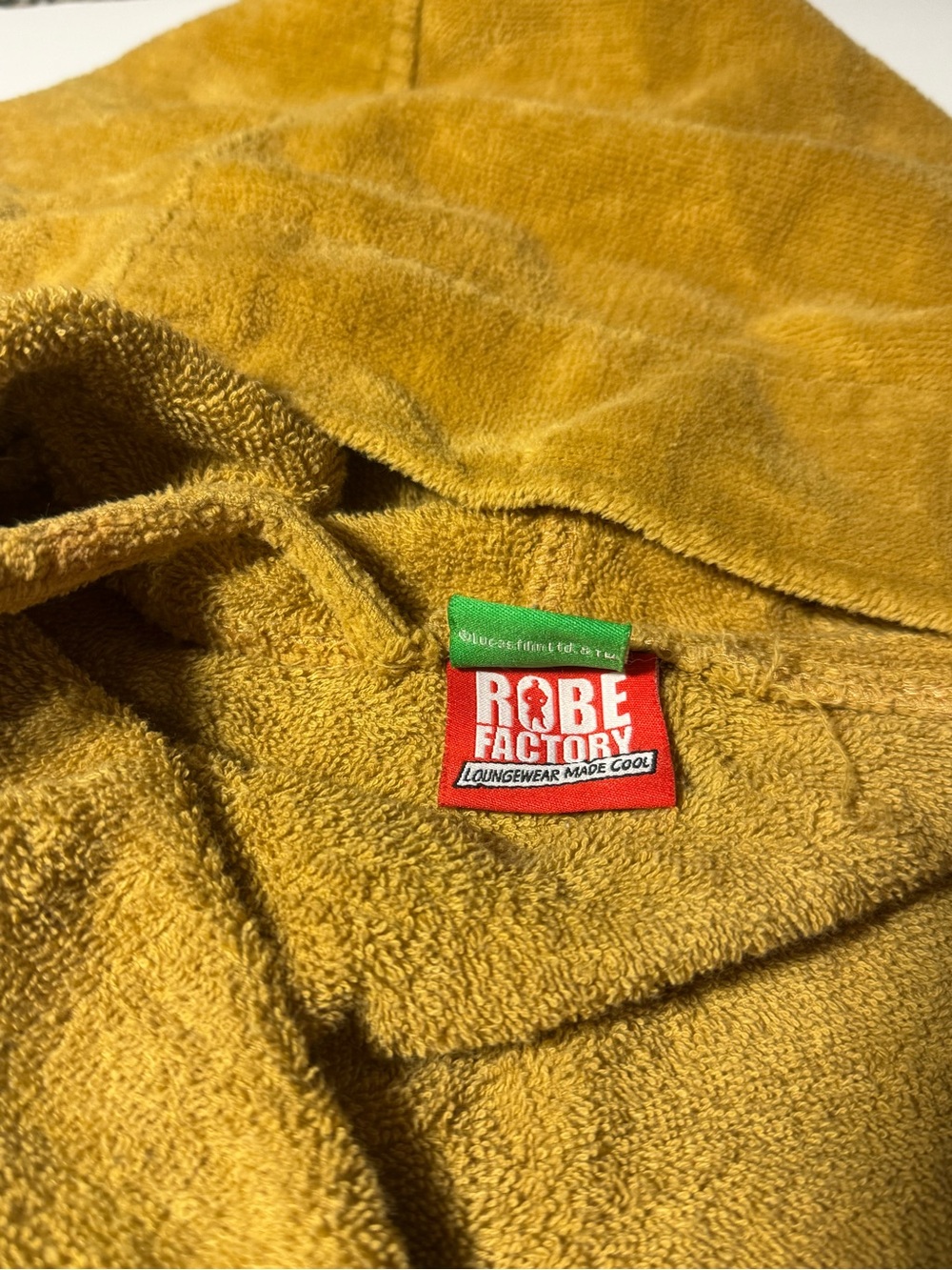 Cosplay Star Wars Jedi Bath Robe Adult One Size Brown Hooded Fleece Loungewear - Picture 4 of 5